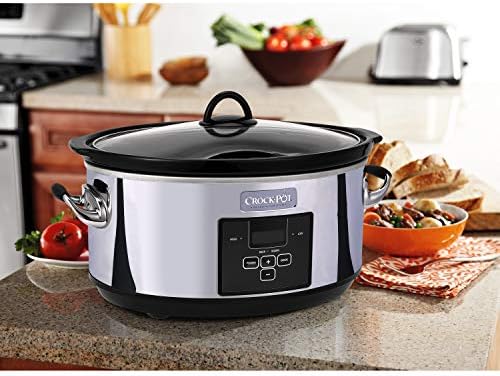 7 Quart Programmable Slow Cooker – Polished Platinum - Curated Catalog B4