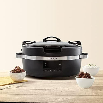 Thermoshield 6 Quart Slow Cooker with Carry Handles - Curated Catalog O6