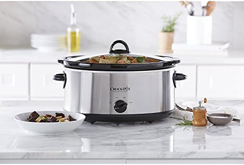 7 Quart Oval Manual Slow Cooker – Stainless Steel - Curated Catalog Y2