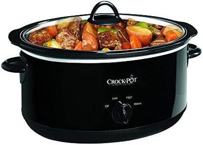 8 Quart Manual Slow Cooker – Black - Curated Catalog O4