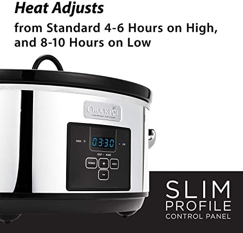 7 Quart Programmable Slow Cooker – Polished Platinum - Curated Catalog B4