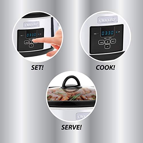 7 Quart Programmable Slow Cooker – Polished Platinum - Curated Catalog B4