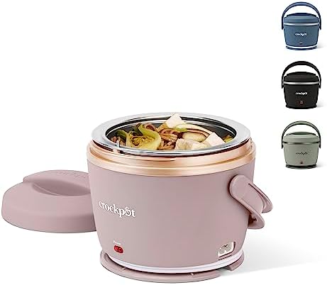 Electric Lunch Box Food Warmer 20oz – Blush Pink - Curated Catalog Y8