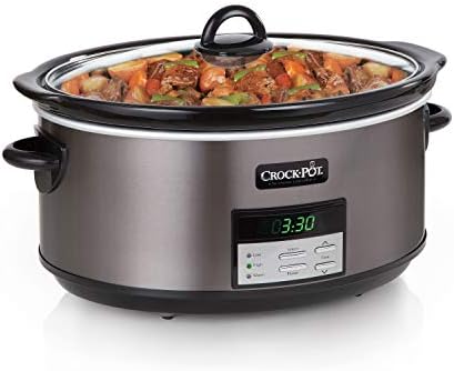 8 Quart Programmable Slow Cooker with Auto Warm - Curated Catalog Z5