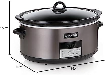 8 Quart Programmable Slow Cooker with Auto Warm - Curated Catalog Z5