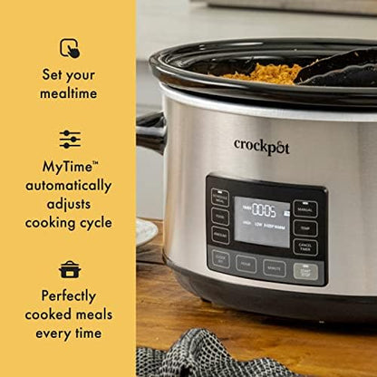 7 Quart Portable Programmable Slow Cooker with Timer - Curated Catalog S7