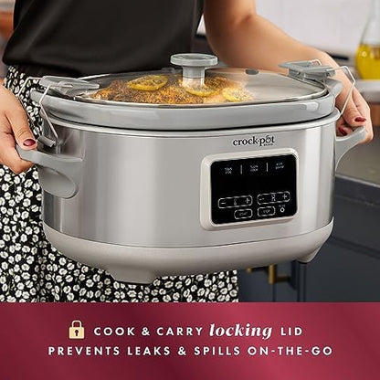 7 Quart Programmable Cook & Carry Slow Cooker - Curated Catalog G5
