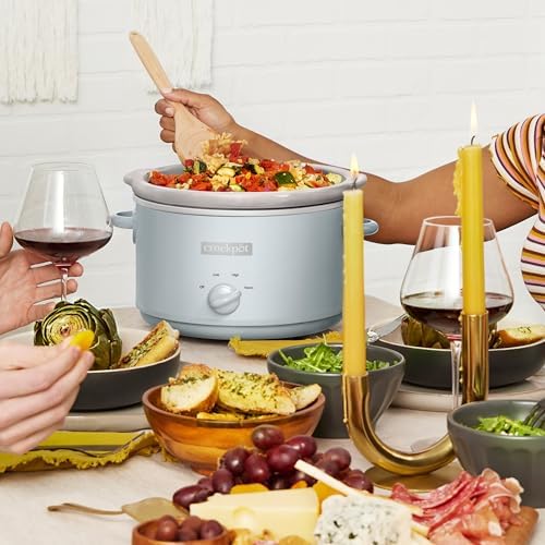 4.5 Quart Manual Slow Cooker – Macaroon Blue - Curated Catalog X8