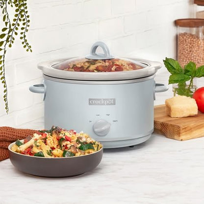 4.5 Quart Manual Slow Cooker – Macaroon Blue - Curated Catalog X8
