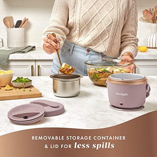 Electric Lunch Box Food Warmer 20oz – Blush Pink - Curated Catalog Y8