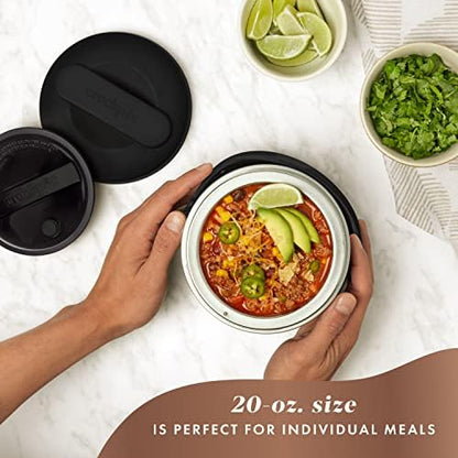 Electric Lunch Box Food Warmer 20oz – Black - Curated Catalog O4