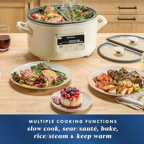 MultiMeal Multicooker with Programmable Slow Cooker - Curated Catalog Z5