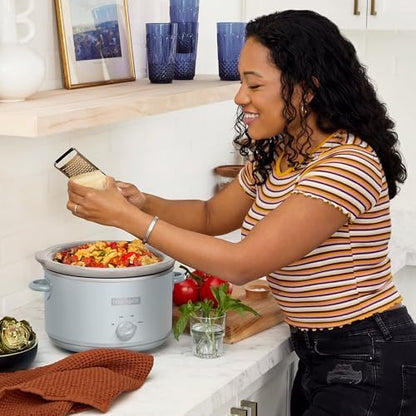 4.5 Quart Manual Slow Cooker – Macaroon Blue - Curated Catalog X8