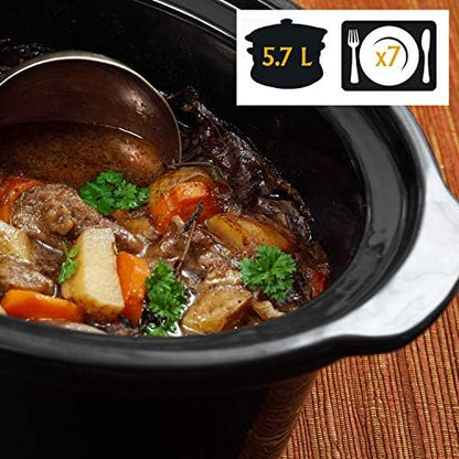 Cook & Carry 6 Quart Portable Slow Cooker - Curated Catalog G6