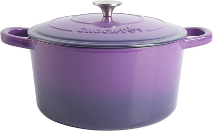 3 Quart Enameled Cast Iron Dutch Oven – Aqua - Curated Catalog I9