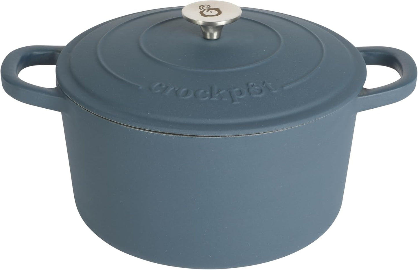 3 Quart Enameled Cast Iron Dutch Oven – Aqua - Curated Catalog I9