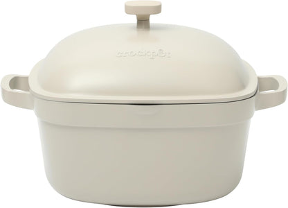 3 Quart Enameled Cast Iron Dutch Oven – Aqua - Curated Catalog I9