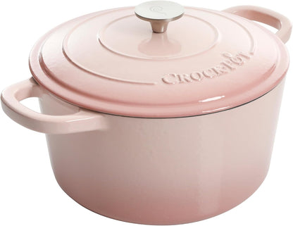 3 Quart Enameled Cast Iron Dutch Oven – Aqua - Curated Catalog Q8