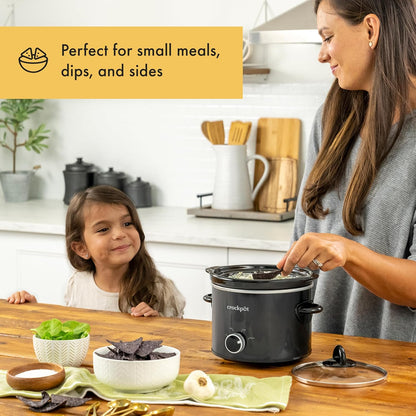 2 Quart Mini Slow Cooker – Classic Compact Cooker - Curated Catalog W3